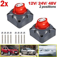 2x Batterie Trennschalter